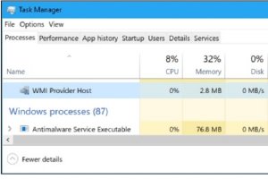 سرویس WmiPrvSE.exe چیست، چرا پر مصرف است؟