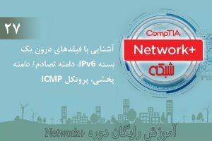 آموزش رایگان دوره نتورک‌پلاس (+Network) آشنایی با بسته‌های IPv6، دامنه تصادم/پخشی، پروتکل ICMP (بخش 27 )
