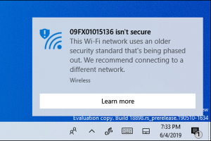 چرا ویندوز 10 می‌گوید شبکه وای‌فای شما امن نیست