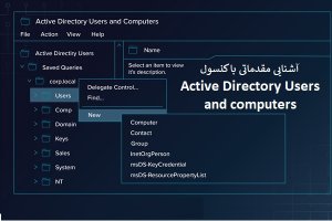 آشنایی با کنسول Active Directory Domain Services در ویندوز سرور 2019